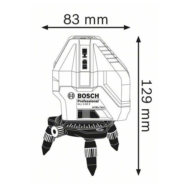 Bosch GLL 5-50 X linijski laser 0601063N00 - Image 2
