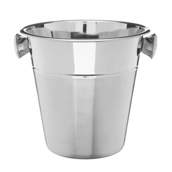Kibla za led 22cm metal/inox srebrna (150285)
