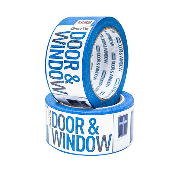Krep traka za zaštitu vrata i prozora 48mm x 33m, 80ᵒC DK48 - Image 2
