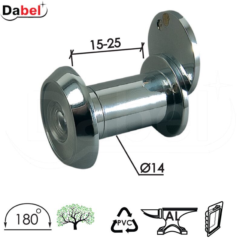 Špijunka ŠP4033 Hr fi14/15-25mm/180` 180stepeni DBP1 0105000