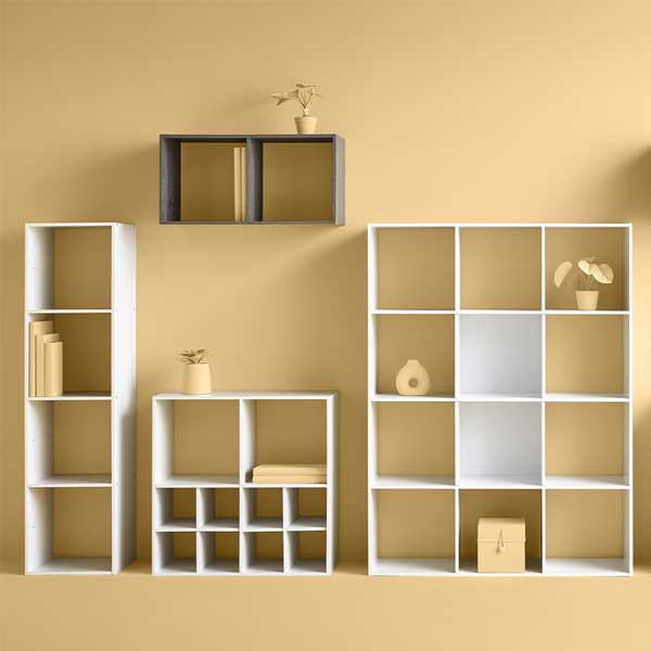 Five polica 34,5x32x34,5cm drvo natural (138966) - Image 5
