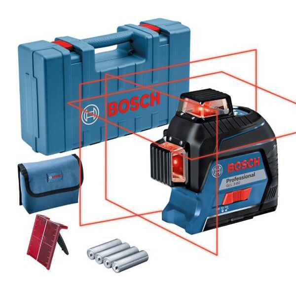 Bosch Laser za ukrštene linije 3x360° GLL 3-80 + kofer (0601063S00) - Image 2