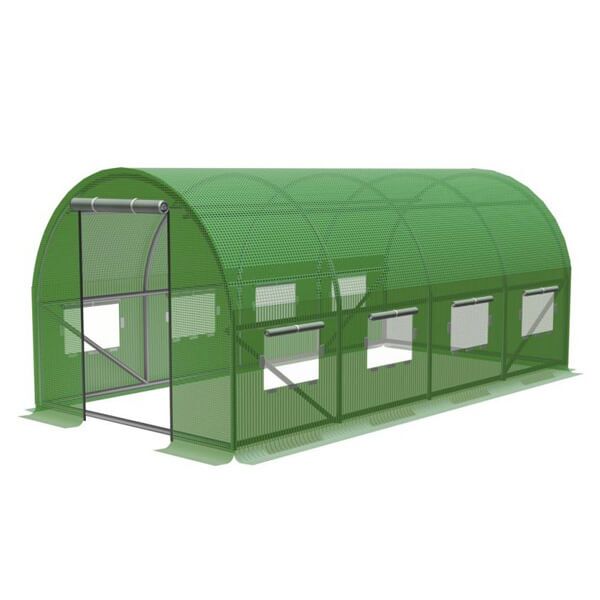 Plastenik zeleni 4x2,5x2 m (TUN5606)
