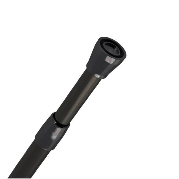 Tendance držač za zavese za kadu 110-200 cm AL crna (2103103)