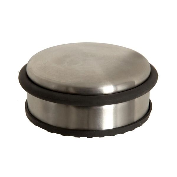 Stoper za vrata 10x10x4,5cm metalni srebrna (138877)