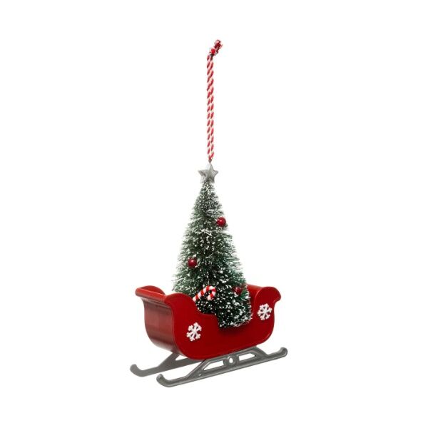 Novogodišnja viseća dekoracija sanke 15 cm (175834)
