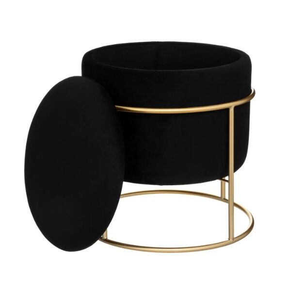 Tabure 34x24,5 cm crna (187758B)