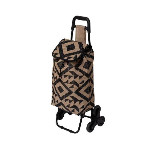 Kolica za kupovinu 41x32x96cm juta/PVC (164701)