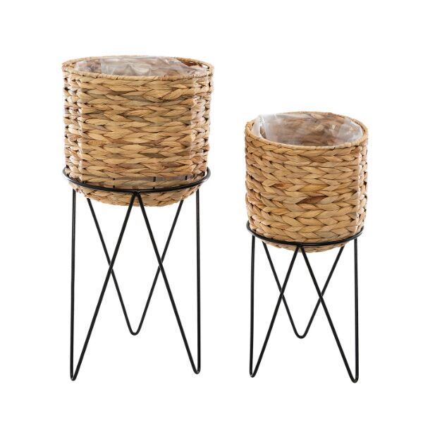 Saksije set/2 pletene na postolju (168552)