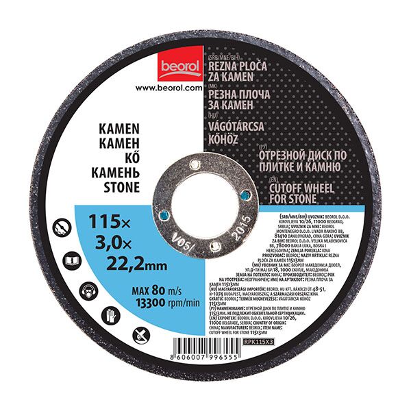 Rezna ploča za kamen ø115x3mm RPK115X3
