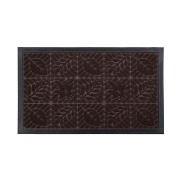 Otirač 45x75cm gumeni/poliester rubber braon (1473192)