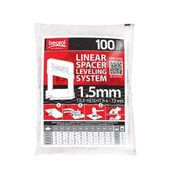 Nivelatori spone 1.5mm 100kom (NS15100)