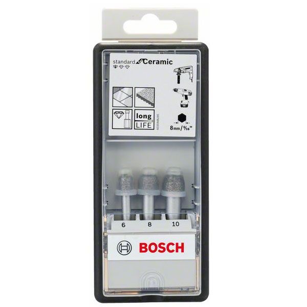 Bosch 3-delni Robust Line set dijamantskih burgija 2607017341 - Image 2