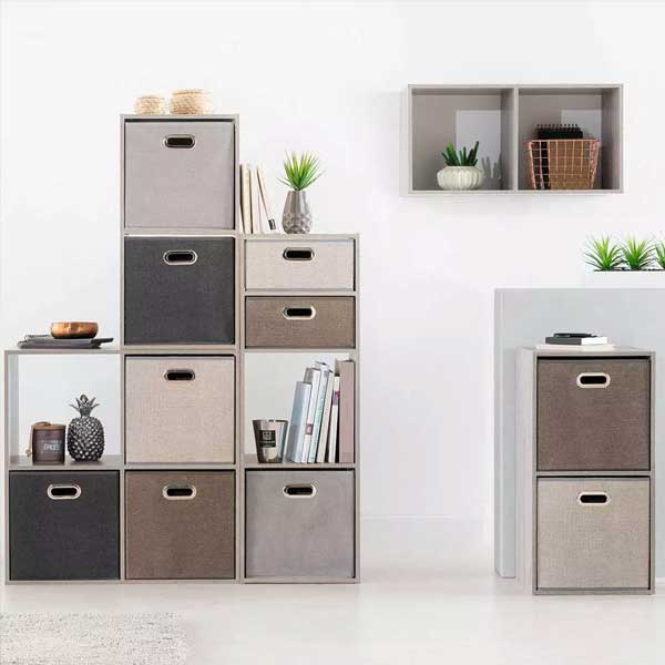 Five polica 34,5x32x34,5cm drvo natural (138966) - Image 6