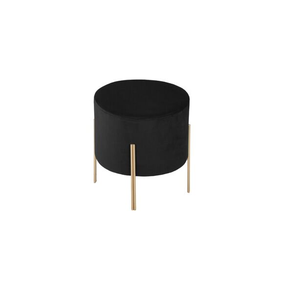 Atmosphera tabure 33,5x40 drvo velur crni (157171A)