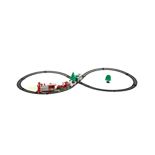 Novogodišnja dekoracija voz na pruzi (143375)