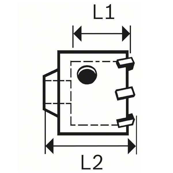 Bosch kruna za bušenje 82x50x80mm SDS-plus-9 2608550077 - Image 3