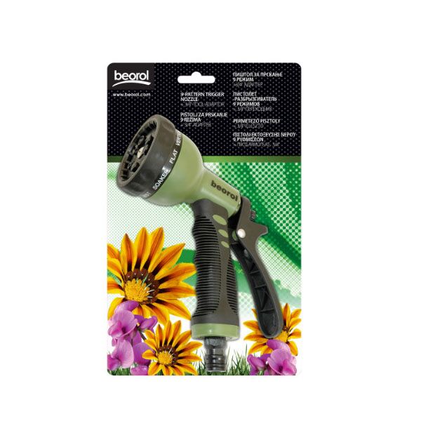 Pistolj za prskanje 9 režima + 3/4" adapter GPP9