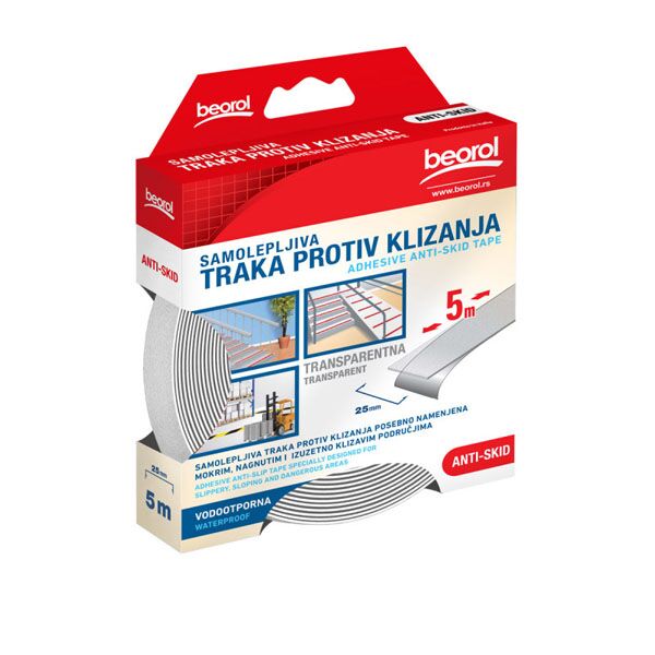 Samolepljiva traka protiv klizanja Anti-Skid 25mmx5m GT5T