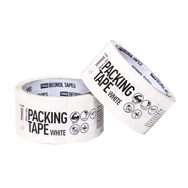 Selotejp traka 50mm x 50m, bela STB