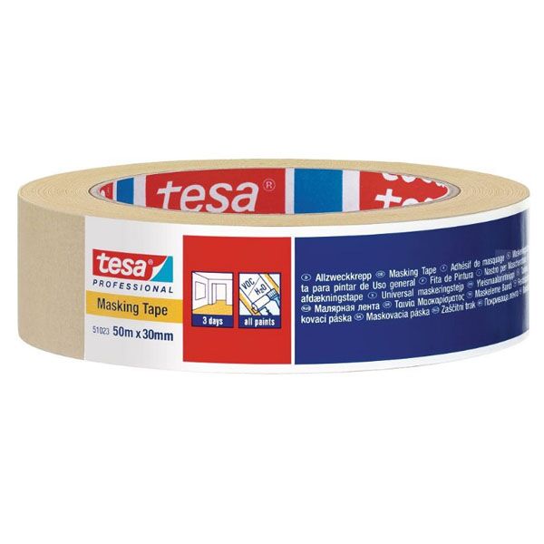 Tesa krep traka maskirna 30 mm / 50 m 510230000200