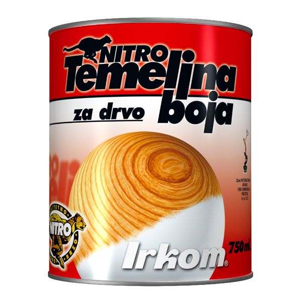 Nitro tem.za drvo BELA 750ml 86300001
