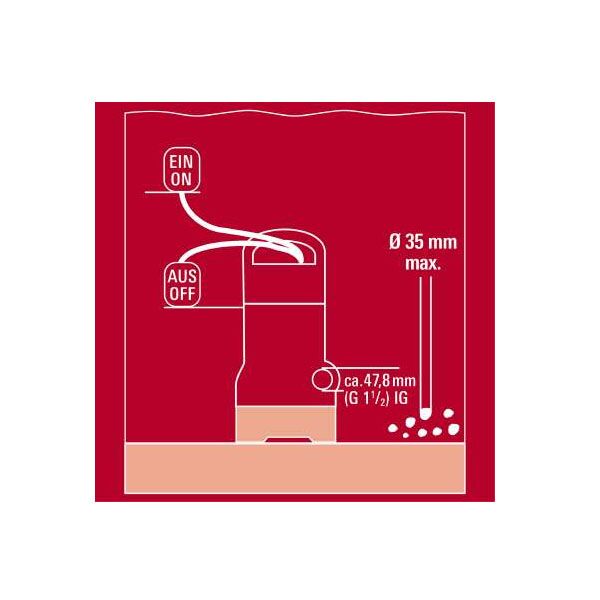 Einhell pumpa za prljavu vodu GC-DP 7835 4170682 - Image 6