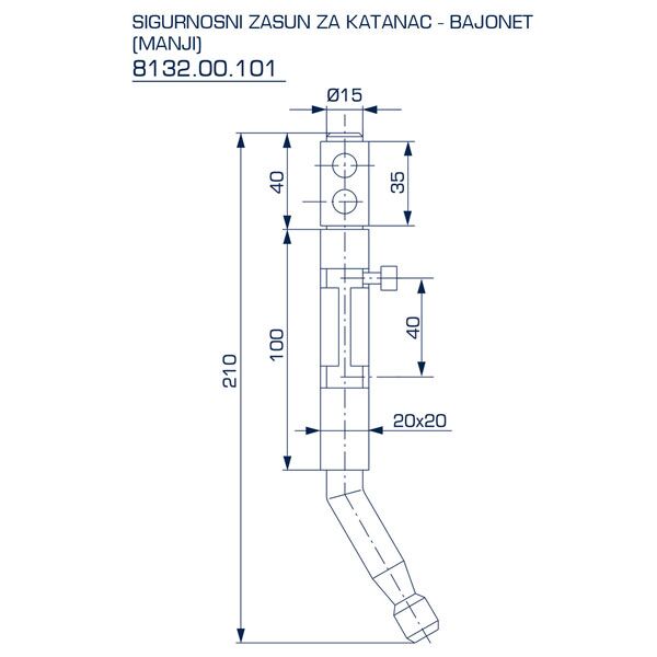 Reza sigurnosna Bajonet manji - Image 2