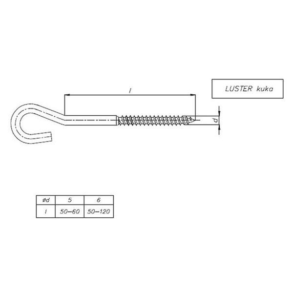 Luster kuka - veličine Ø1.8x25 do Ø4.8x90 - Image 2