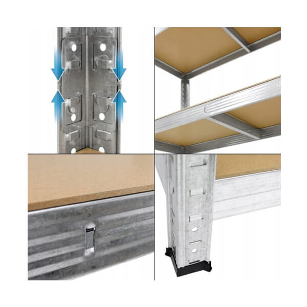 Metalna polica 90x30x180cm GWI5870 - Image 9