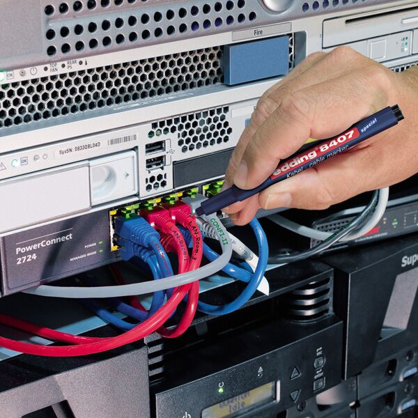 Markeri za kablove E-8407 0,3mm set 1/4 (08M8407Q) - Image 2