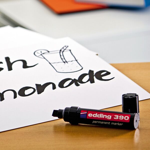 Marker permanent 390 4-12mm deblji kosi vrh više boja - Image 2