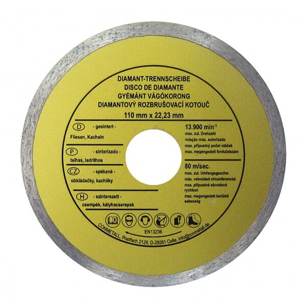 Dijamantska rezna ploča za keramiku 110mm (B23119)