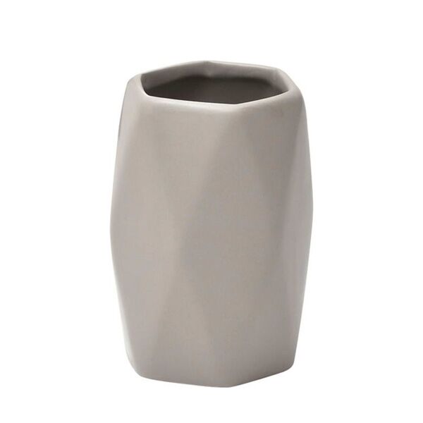 Tendance Casa dijamant 11.5x7.5 cm keramika sivo smeđa (6180165)