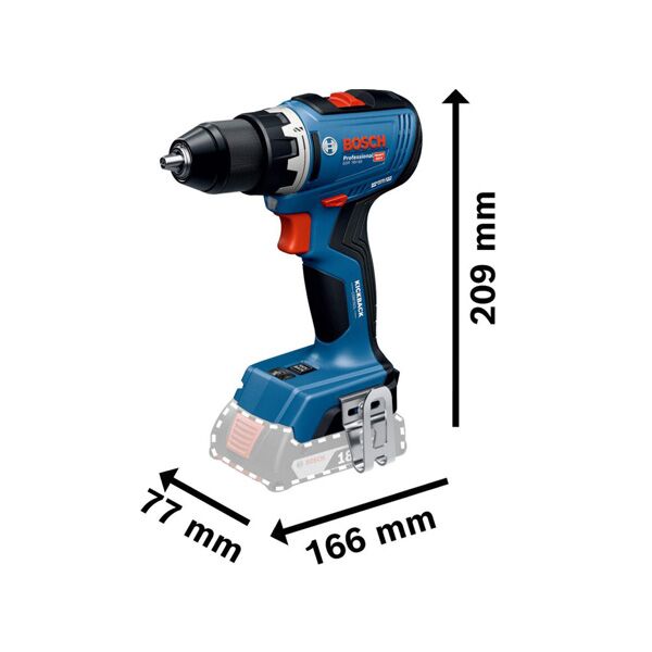 Bosch Aku bušilica GSR 18V-65 2x5,0Ah+L-BOXX 136 (06019N3203) - Image 2