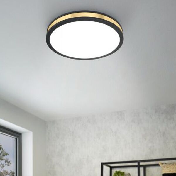 Led plafonjera LED-DL Schwarz/Gold Pescaito (99406) - Image 2