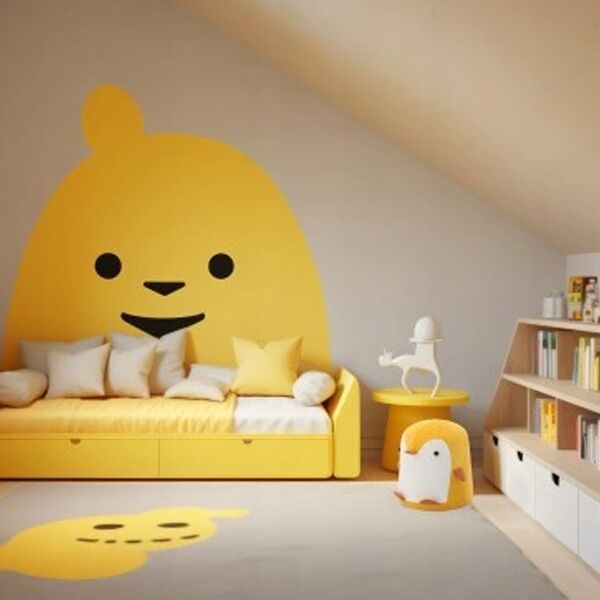 Tabure 28x34 cm žuti (PHO8830) - Image 2