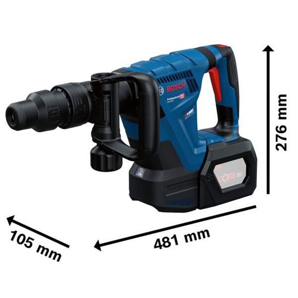 Bosch Aku elektro-pneumatski čekić GSH 18V-5 Solo (0611918200) - Image 4