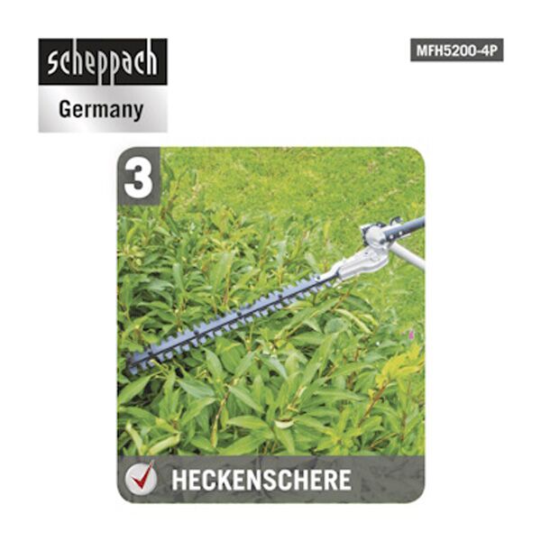 Scheppach Motorni multi vrtni alat MFH5200-4P (5904804904) - Image 4