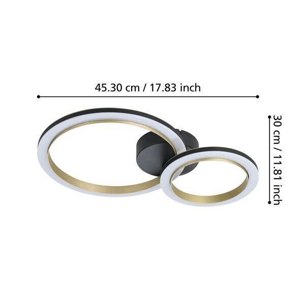 Eglo LED plafonjera Calliera 420x300 4000K (901223) - Image 2