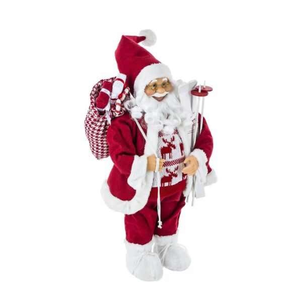 Novogodišnja dekoracija podni deda mraz 60cm (128441H)