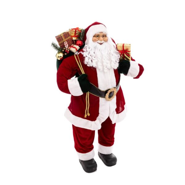 Novogodišnja dekoracija podni deda mraz 120cm (128442F)