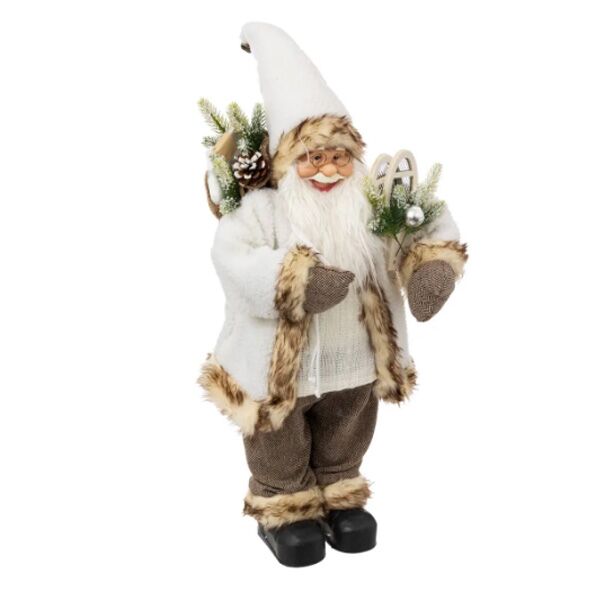 Novogodišnja dekoracija deda mraz 60cm beli (199347)