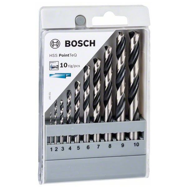 Bosch set spiralnih burgija 10kom HSS PointTeQ 2608577348 - Image 2