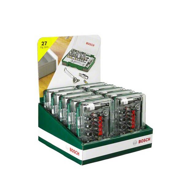 Bosch 27-delni set bitova odvrtača i čegrtaljki 2607017160 - Image 2