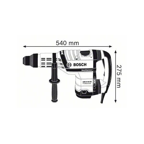 Bosch GBH 8-45 elektro-pneumatski čekic 0611265000 - Image 3