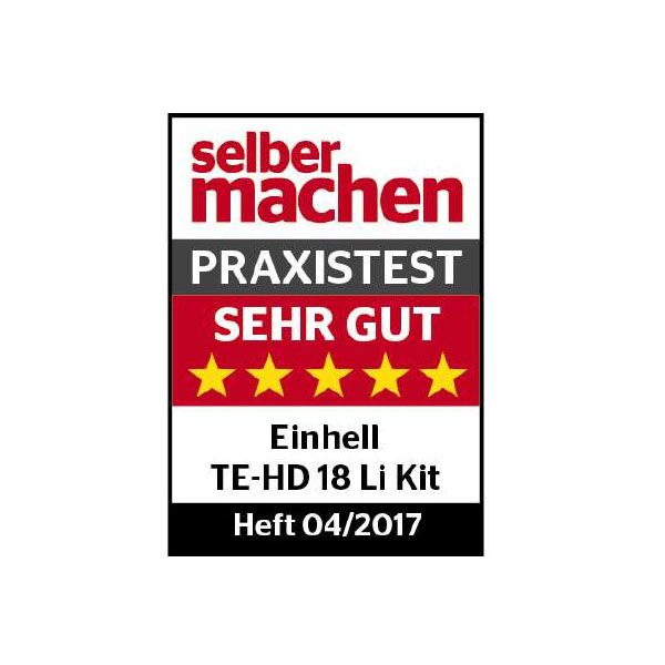 Einhell aku čekić bušilica TE-HD 18 Li-Solo 4513812 - Image 6