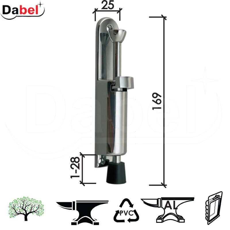 Stoper za vrata ST4012 Hr 25x159+10mm 1-28mm DBP1 3303002