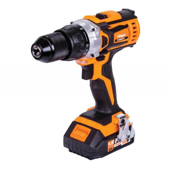 Villager Fuse aku bušilica + punjač i 2 bat. 056356