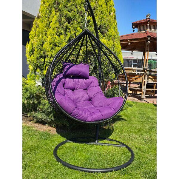 Ljuljaška jaje crno/ljubičasta F031LJ - Image 4